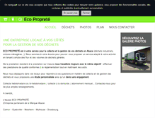 Tablet Screenshot of eco-proprete.com